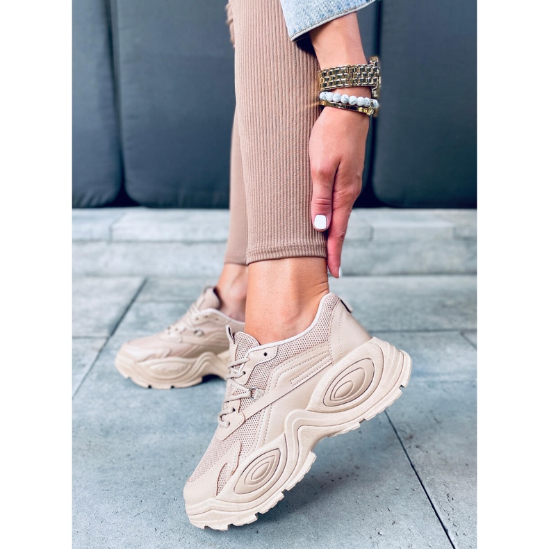 Janna kaki tenisice bež 1