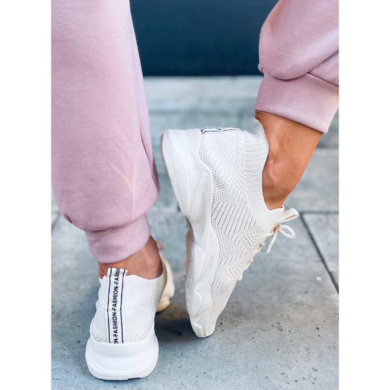 Fresto Beige sportske čarape bež 1