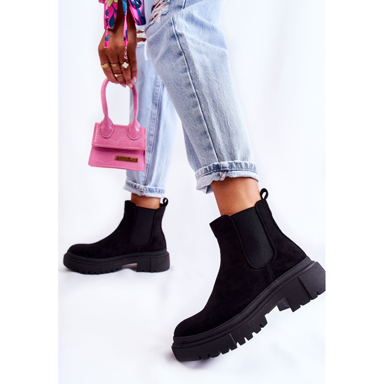 PS1 Crne radničke čizme od antilopa Lorea crno 2