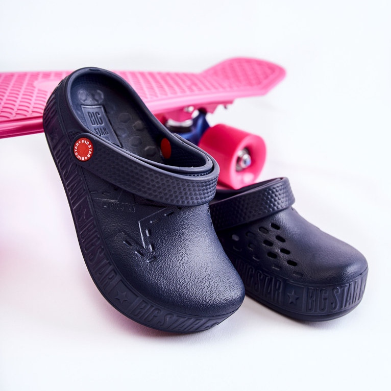 Dječje lagane papuče Kroks Big Star II375002 Mornarsko plave plava 2