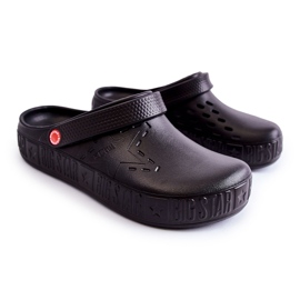 Muške lagane papuče Kroks Big Star II175001 crne crna 1