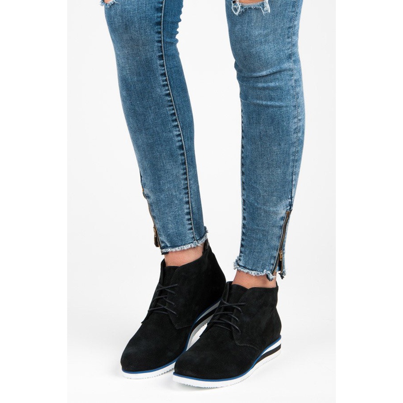 Vinceza Kožne gležnjače crno 2