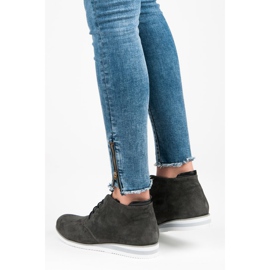 Vinceza Kožne gležnjače siva 2