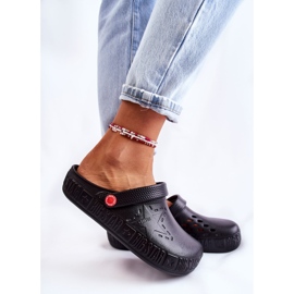 Lagane ženske papuče Kroks Big Star II275001 crne crno 1