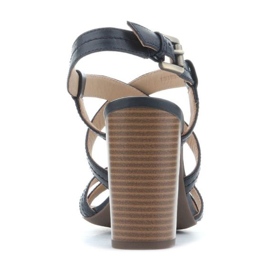 Crne klasične sandale Geox D Audalies HSA D824WA 000TU C4002 crno 2