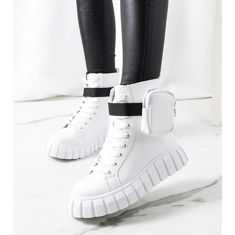 Bijele tenisice na Haver platformu bijela 1