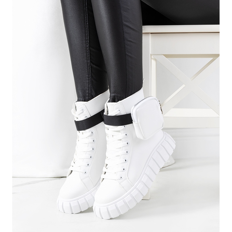 Bijele tenisice na Haver platformu bijela 2