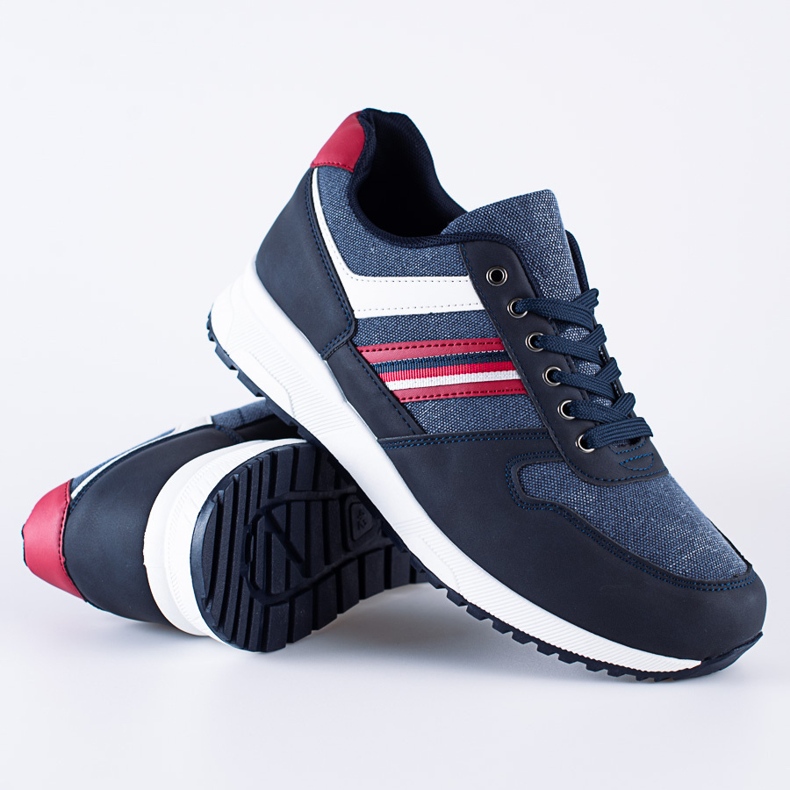 Udobne tamnoplave muške sportske cipele Shelovet mornarsko plava 1