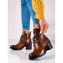 W. Potocki Ženske Potocki radnice na visoke potpetice smeđe smeđa 1