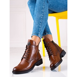 Smeđe ženske tenisice Vinceza smeđa 1