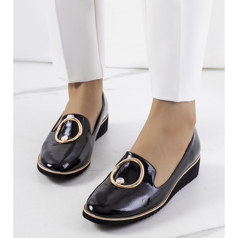 Crne lakirane cipele Kadyro crno 1