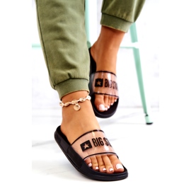 Ženske papuče Big Star JJ274639 crne crna 3