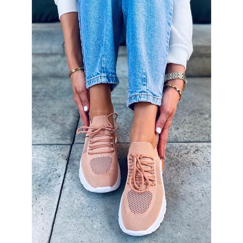 Elias Camel čarape smeđa 1