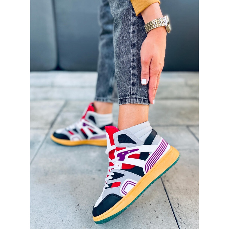 Pall Grey Green visoke tenisice raznobojna 1