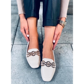 Ženske mokasinke Bianca Beige bež 1