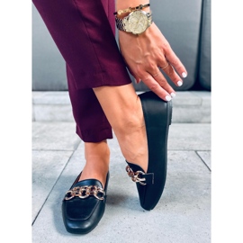 Bianca Crne ženske mokasinke crna 1