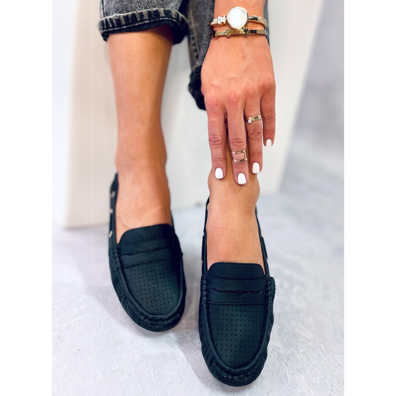 Ženske mokasinke Minori crne crno 1