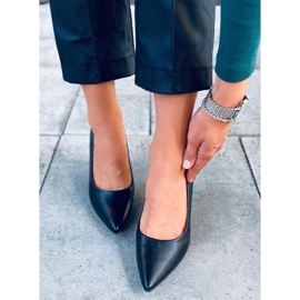 BM Ženske zrnate štikle Aurora Black crna 1