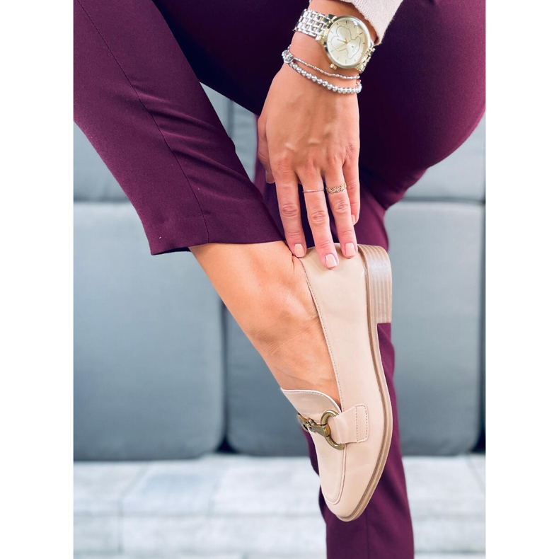 Ženske mokasine Jonna Khaki bež 1