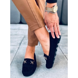 Leif crne ženske mokasinke crna 1