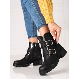 Crne Shelovet ženske torbe s patentnim zatvaračima crna 1