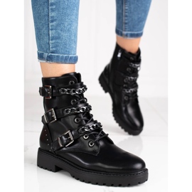 Crne Shelovet ženske torbe s lancima crna 1