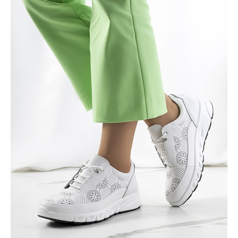 Kaypa bijele kožne tenisice bijela 1