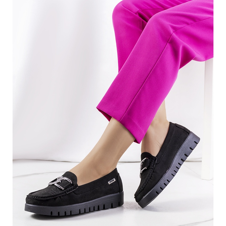 Crne mokasine na platformi Campini crna 1