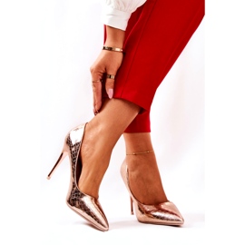 WS1 Igle sa zmijskim uzorkom Rose Gold Tissoria zlatni 3