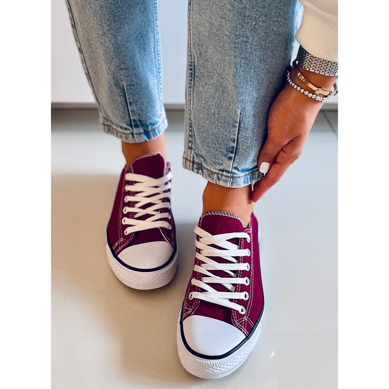 Basic Wine klasične ženske tenisice crvena 1