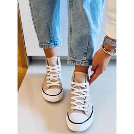 Platnene tenisice Jude Kaki gležanj bež 1