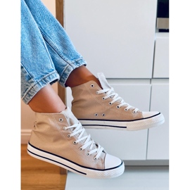 Platnene tenisice Jude Kaki gležanj bež 2