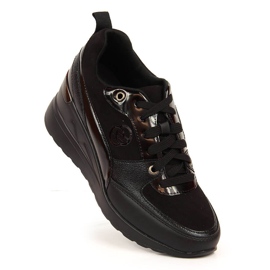 Ženske cipele na vezanje eVento crna 2