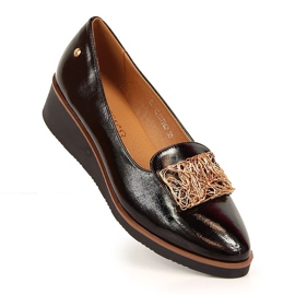 Lakirane cipele, natikače, crni Potocki crno 1