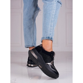 Elegantne crne tenisice Vinceza crna 1