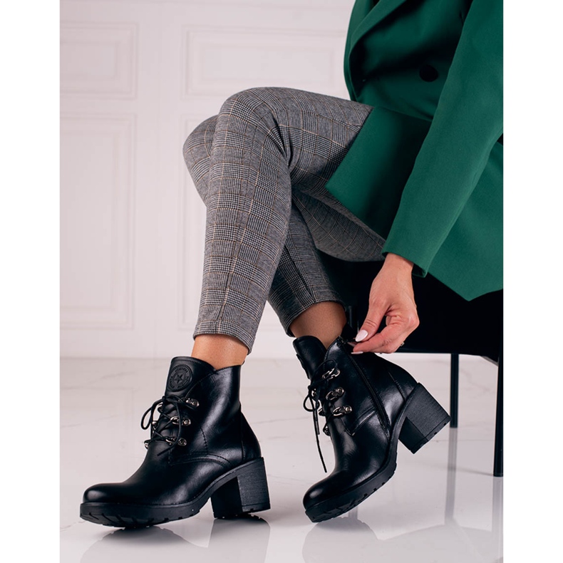 W. Potocki Ženske Potocki crne štikle crna 2