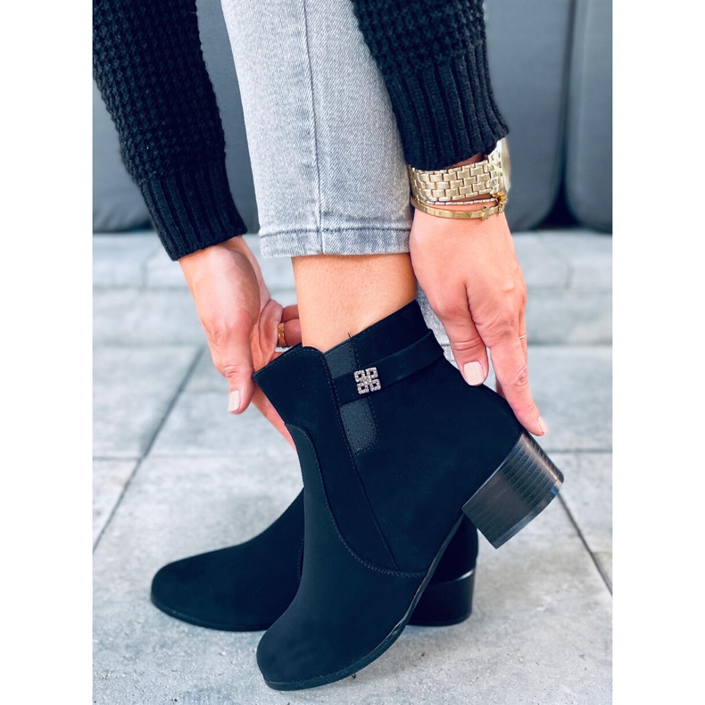 Radd Black čizme s niskom petom crno 2