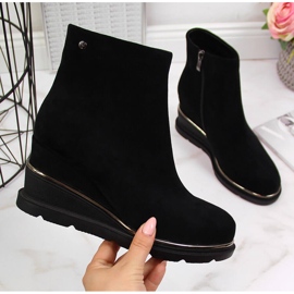 Crne ženske tople čizme Filippo crna 2