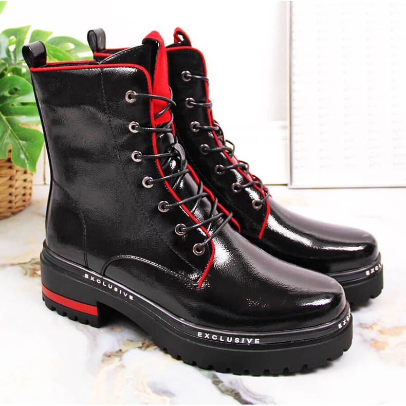 Ženske lakirane i izolirane crne Filippo radnice crna 2