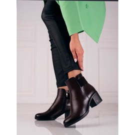 W. Potocki Klasične smeđe ženske čizme Potocki smeđa 1