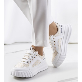 Bež Heleno tenisice bijela 1