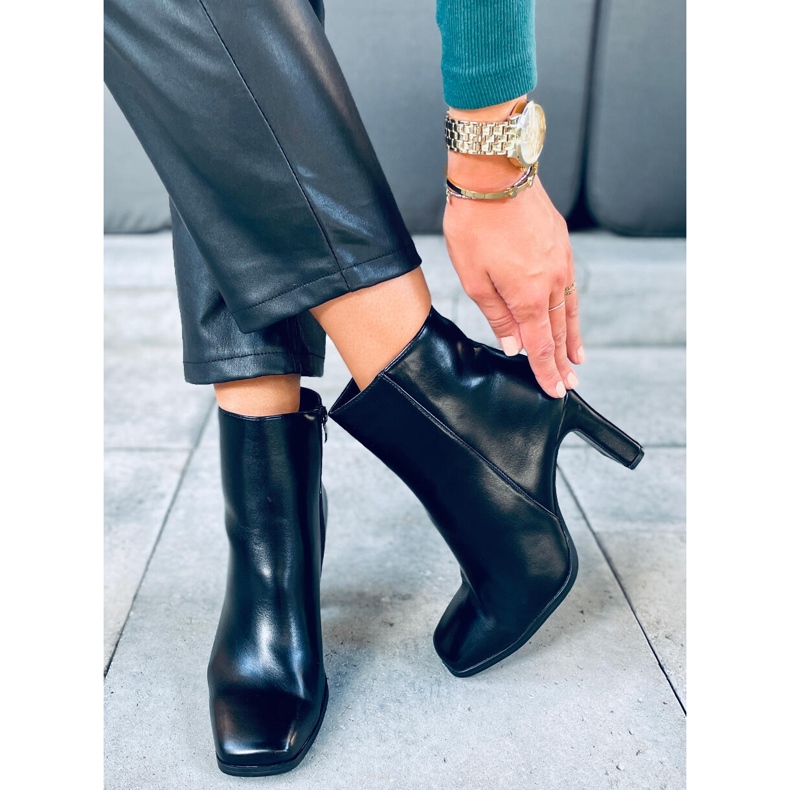 Madison Black Pu visoke potpetice crno 2