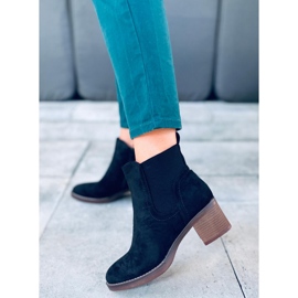 Fill Crne čizme na široku petu crna 1