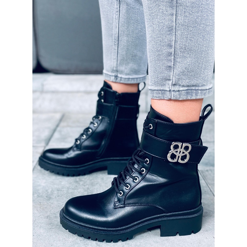 Gilmo crne ženske čizme crna 1