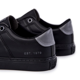 Kožne muške tenisice Big Star JJ174108 crne crno 4