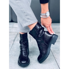 Gunn Black ženske čizme crno 1