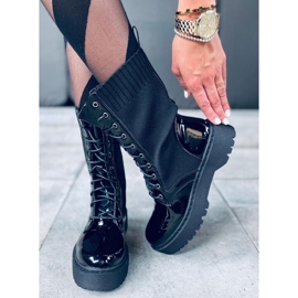 Radnici čarape gornji dio Soks Black crno 1