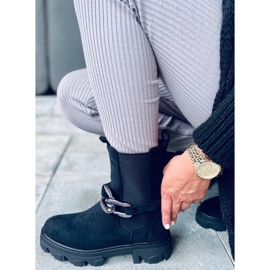 Čizme Chelsea s gornjim dijelom Calipso Black crna 1