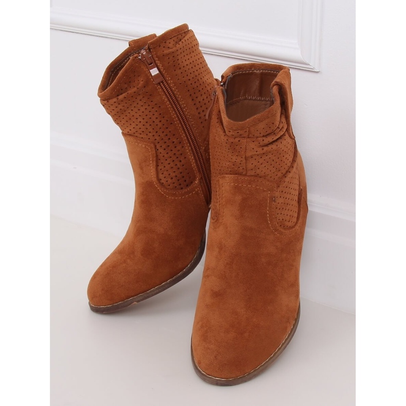 Fonda Camel štikle smeđa 2