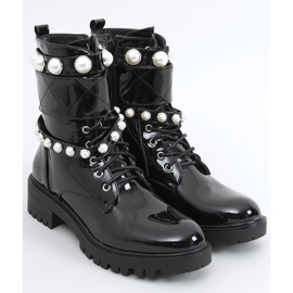 Lakirane torbe s Beni Black biserima crno 2